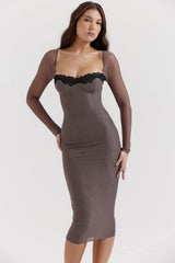 smoke corset dress
