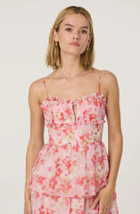 Vonnessa Pleated Tiered Maxi Dress