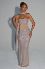 Kailani Maxi Dress - Nude