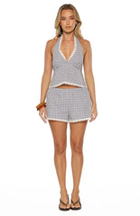 Arnie Blue Plaid Shorts