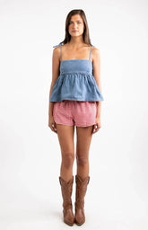 Ethel Blue Denim Top