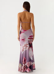 Like You Better Maxi Dress - Ombre Floral Affair