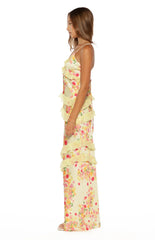 Inara Yellow Bloom Ruffle Maxi - PRE ORDER