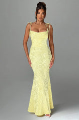Whitney Maxi Dress - Lemon