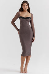 smoke corset dress