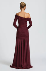 Ettalie Maxi Dress - Cherry Lacquer