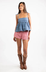 Ethel Blue Denim Top